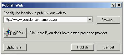 Publish Screen