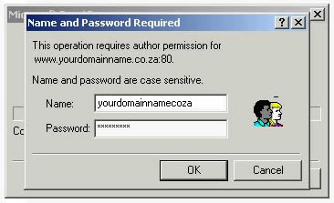 Username And Password